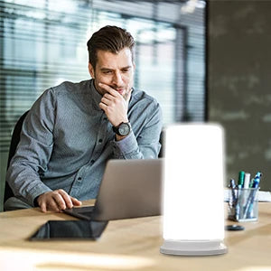 Lampe de luminothérapie LED, dispositif d'aide au sommeil, bande étroite, lumière verte, anti-dépression, sommeil rapide, veilleuses, tristesse, 520nm, 12000 Lux by Sirius Flow