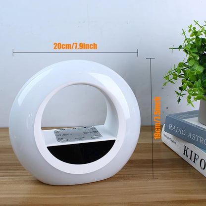 Réveil lumineux avec Simulation de lever du soleil, Radio FM, veilleuse, sons naturels, aide au sommeil pour enfants, dormeurs lourds by Sirius Flow