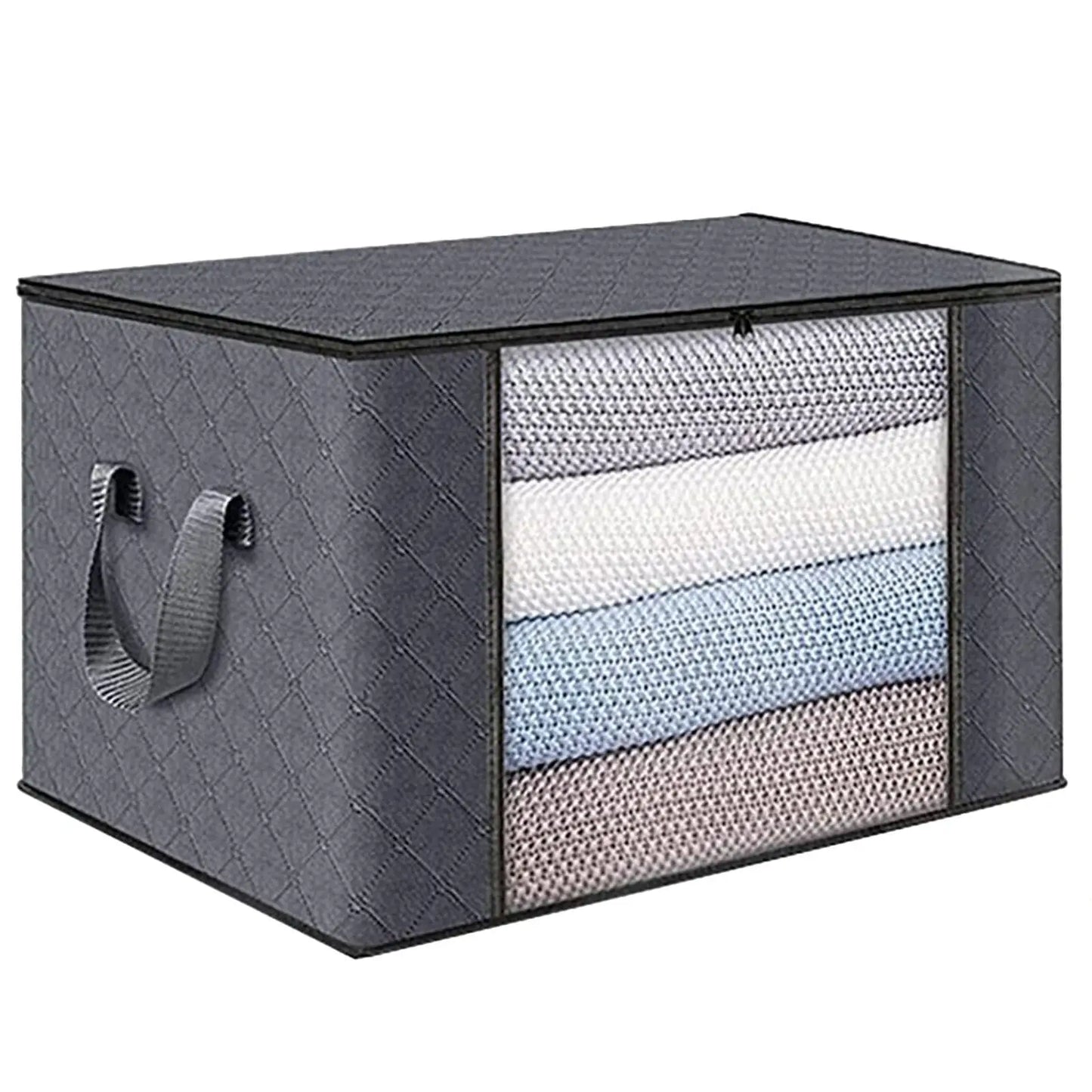 Conteneurs de rangement pliables sous le lit, avec fenêtre transparente, organisateurs de jouets sous le lit et sacs de rangement pour vêtements, bacs de rangement pour placard by Sirius Flow
