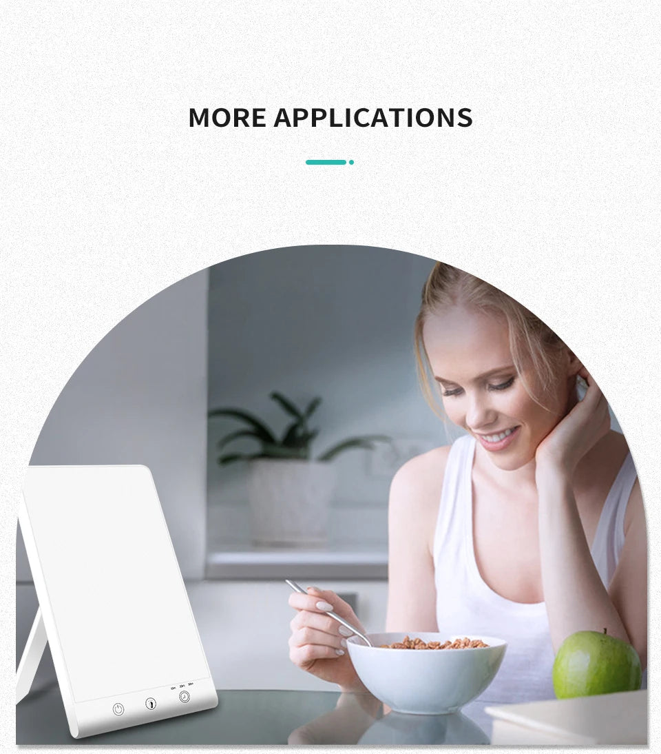 Lampe de thérapie à la lumière triste 5V, traitement des troubles affactifs saisonniers, photothérapie bionique, dépression de la lumière du soleil, lampe Anti-fatigue by Sirius Flow