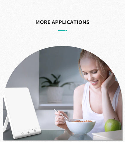 Lampe de thérapie à la lumière triste 5V, traitement des troubles affactifs saisonniers, photothérapie bionique, dépression de la lumière du soleil, lampe Anti-fatigue by Sirius Flow