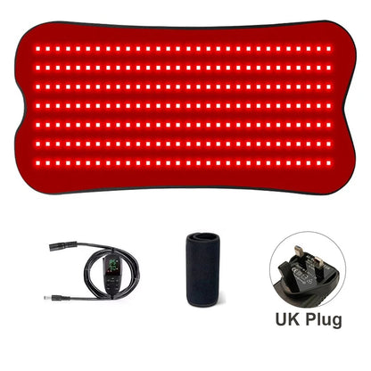 Coussin de thérapie par la lumière infrarouge rouge à 210 led, dispositifs de beauté pour le visage, le corps, le dos, les genoux, les mains et les pieds, coussin chauffant Portable 660nm 850nm by Sirius Flow