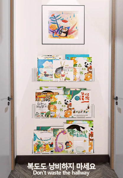 Organisateur livre d'images vitrine bibliothèque mur pour enfants derrière la porte lecture Magazine stockage tenture murale étagère by Sirius Flow