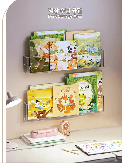 Organisateur livre d'images vitrine bibliothèque mur pour enfants derrière la porte lecture Magazine stockage tenture murale étagère by Sirius Flow