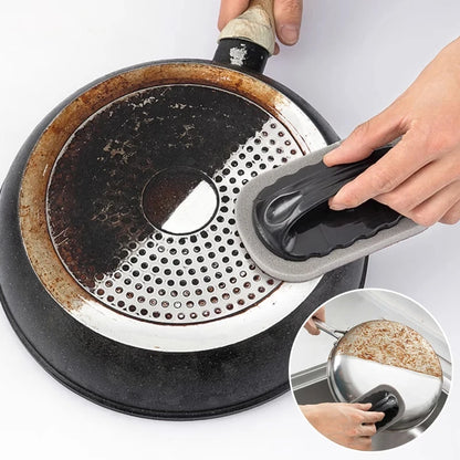 Brosse Éponge Émeri Réutilisable 2 Pièces Pour Pots Cuisine Nettoyage Puissant Efficace Pour Cuisiniers - Sirius Flow 