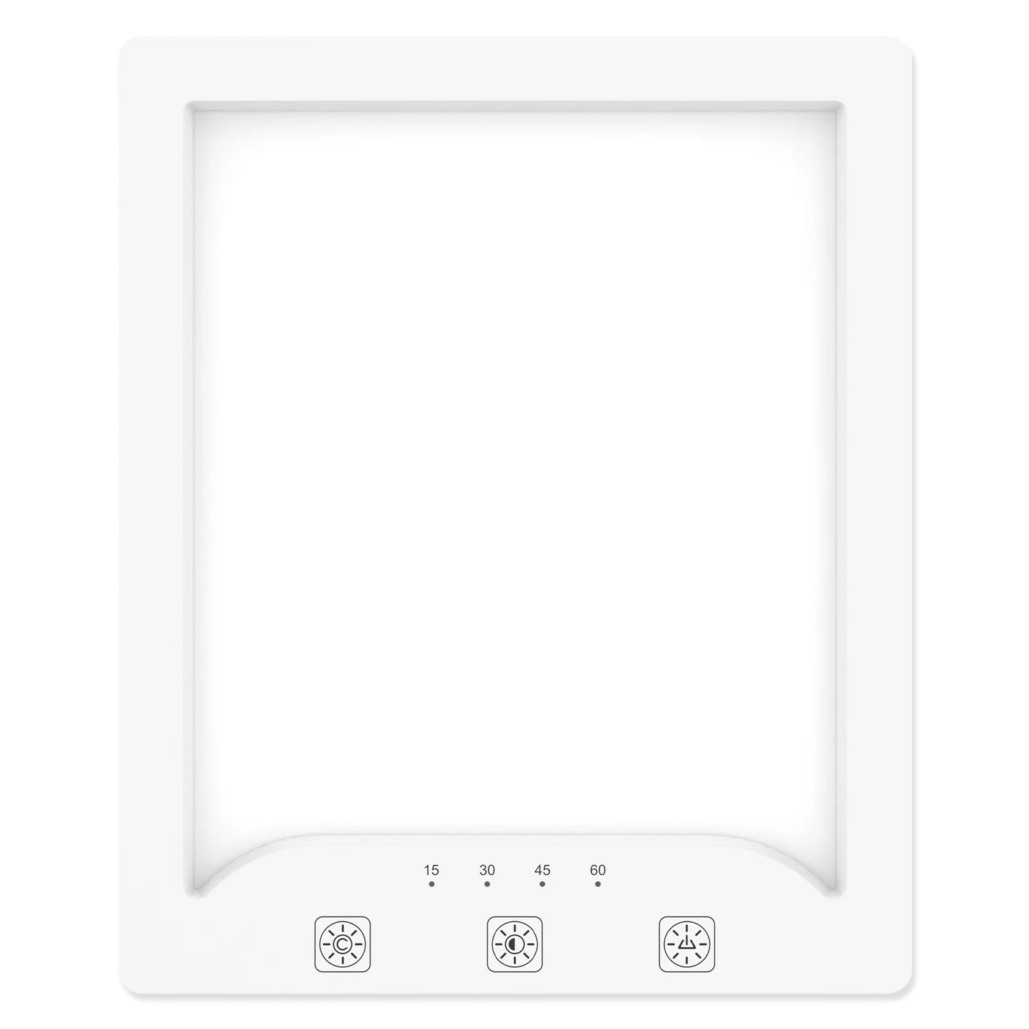 Lampe de luminothérapie lampe triste 3000-6500K lampe solaire carrée avec 3 températures de couleur 10 niveaux de luminosité 4 réglages de minuterie by Sirius Flow