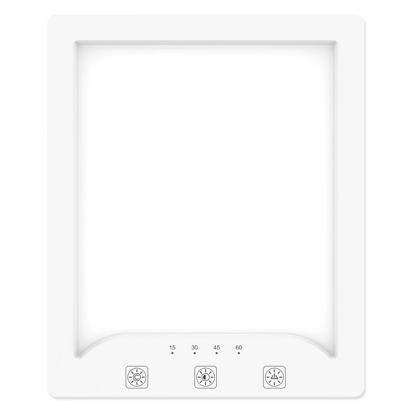 Lampe de luminothérapie lampe triste 3000-6500K lampe solaire carrée avec 3 températures de couleur 10 niveaux de luminosité 4 réglages de minuterie by Sirius Flow