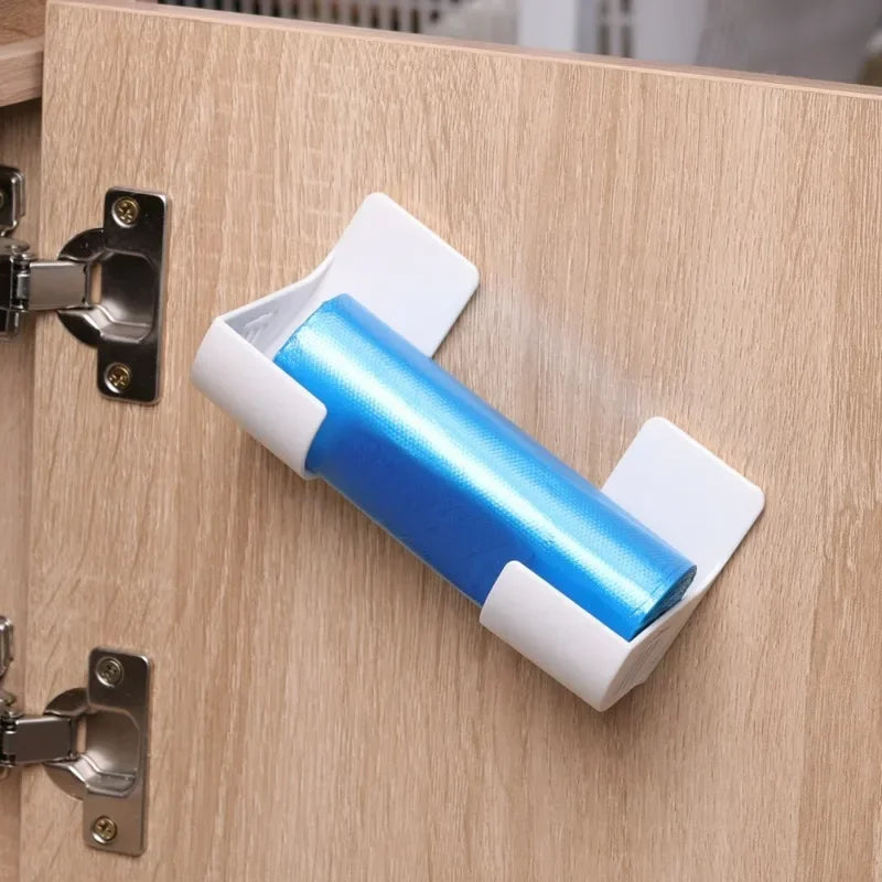 Porte-sac poubelle mural, 2/6 pièces, boîte de rangement de sacs poubelles, organisateur de sacs en plastique, conteneur de Film distributeur pour étagère de cuisine by Sirius Flow