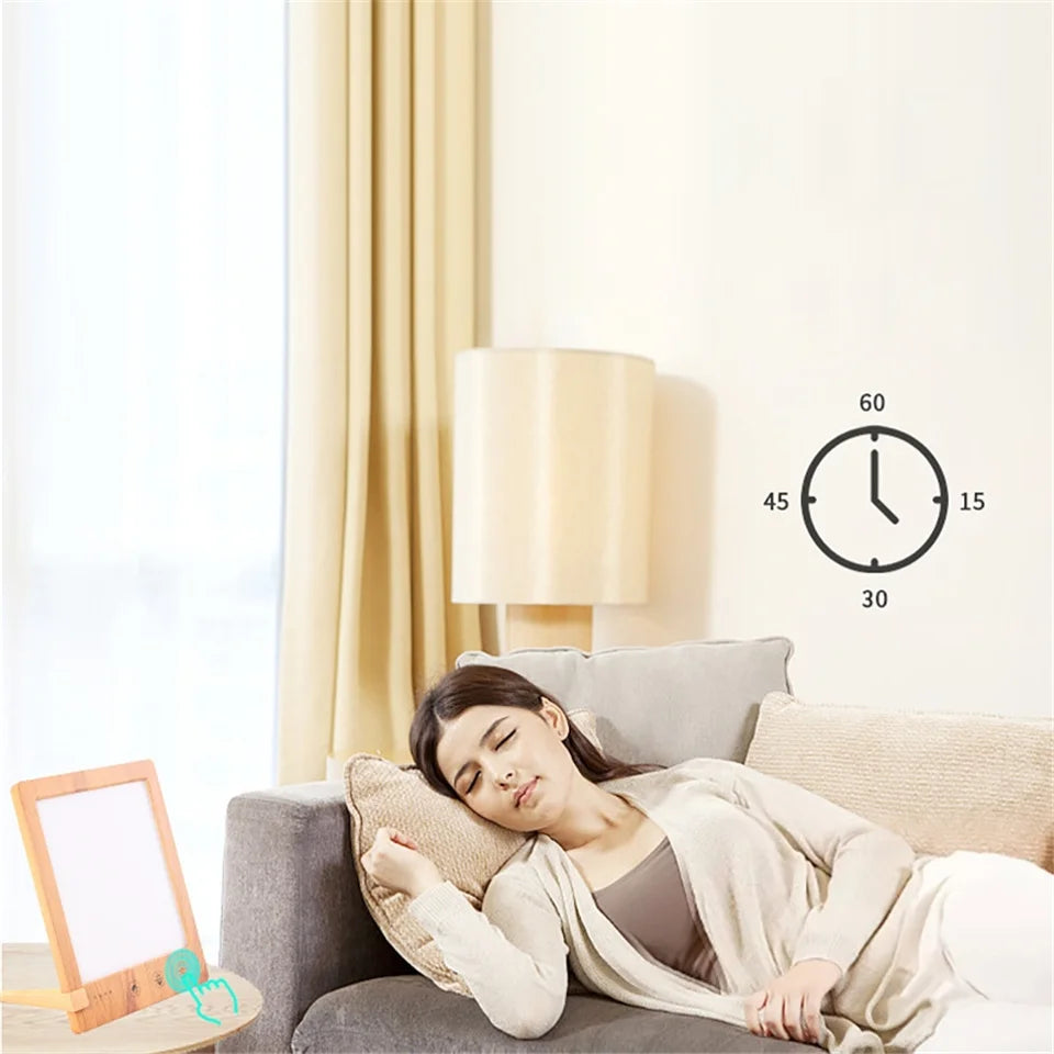 Lampe de luminothérapie triste, lumière heureuse, simulation d'émotion du soleil, lampe de guérison intelligente et réglable, bureau de Simulation de lumière du soleil by Sirius Flow