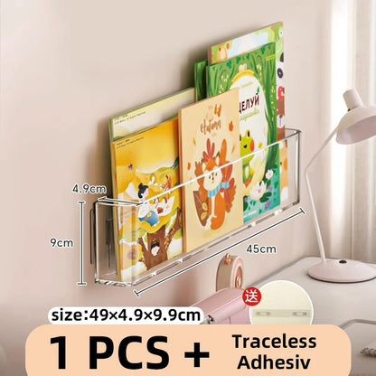 Organisateur livre d'images vitrine bibliothèque mur pour enfants derrière la porte lecture Magazine stockage tenture murale étagère by Sirius Flow