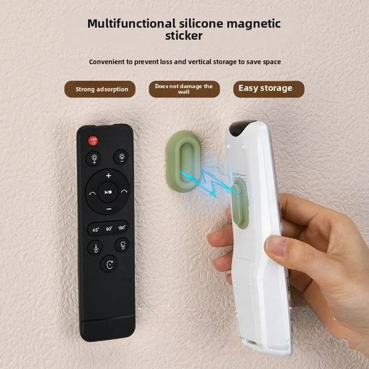 Support de télécommande magnétique, support mural auto-adhésif solide pour télécommandes de climatiseur TV, organisateur domestique universel by Sirius Flow