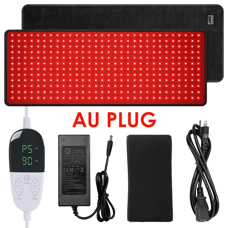 Coussin de thérapie par la lumière rouge et infrarouge, dispositifs de beauté LED 360psc 660nm 720psc 850nm, thérapie par la lumière infrarouge rouge by Sirius Flow