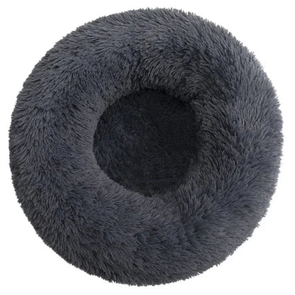Lit rond en peluche super doux pour animaux de compagnie, lit pour grand chien, maison pour chat, long, moyen, sommeil chaud, hiver, 40-90cm by Sirius Flow