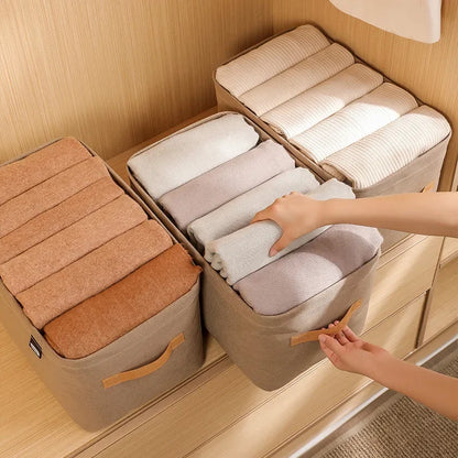 Organisateur de vêtements épais, armoires de rangement pour pantalons et pulls, tiroirs, boîte de rangement pour jeans, garde-robe, organisateurs de vêtements by Sirius Flow