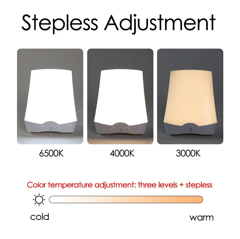 Lampe de photothérapie à LED pour trouble affectif à la lumière du jour bionique, veilleuse de thérapie fatiguée sans liste, gradation en continu, lampe d'instituts, SAD by Sirius Flow